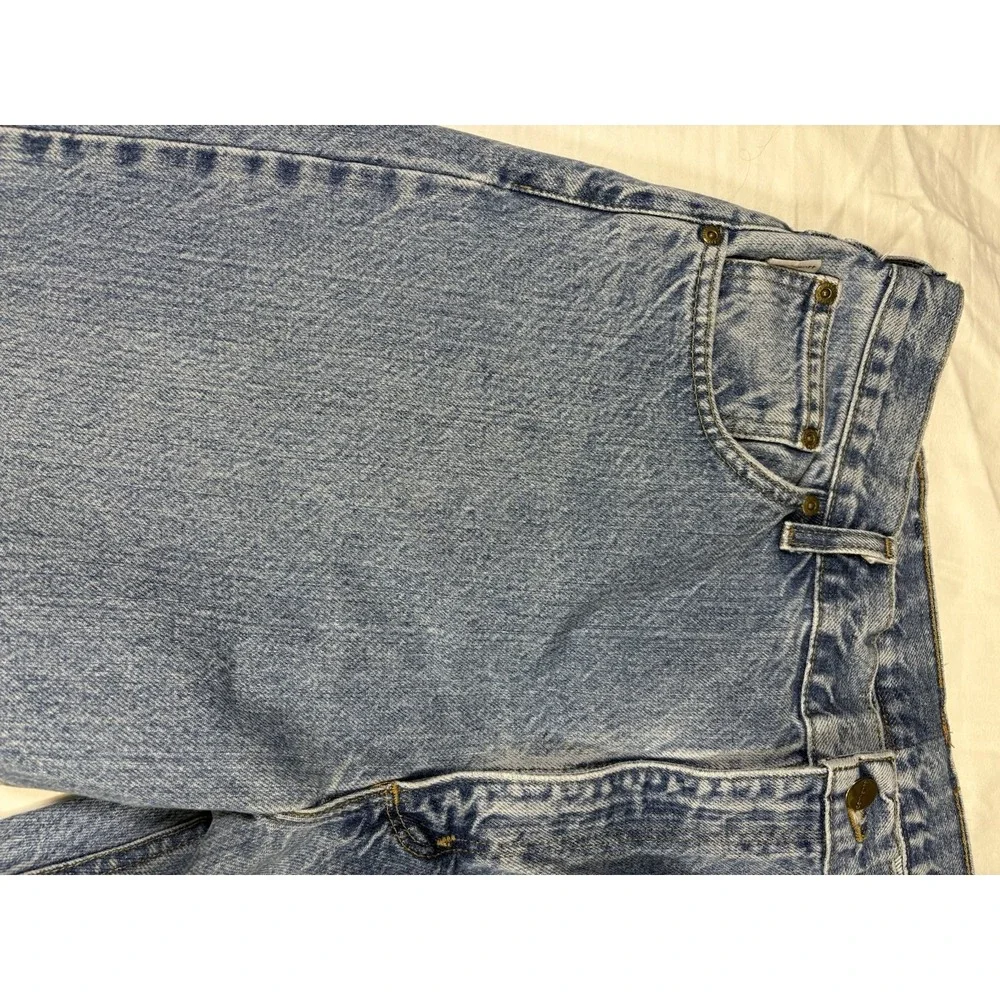 Carhartt B18-DST Jeans Size 40x30 Blue Traditional Fit Denim Workwear Pants